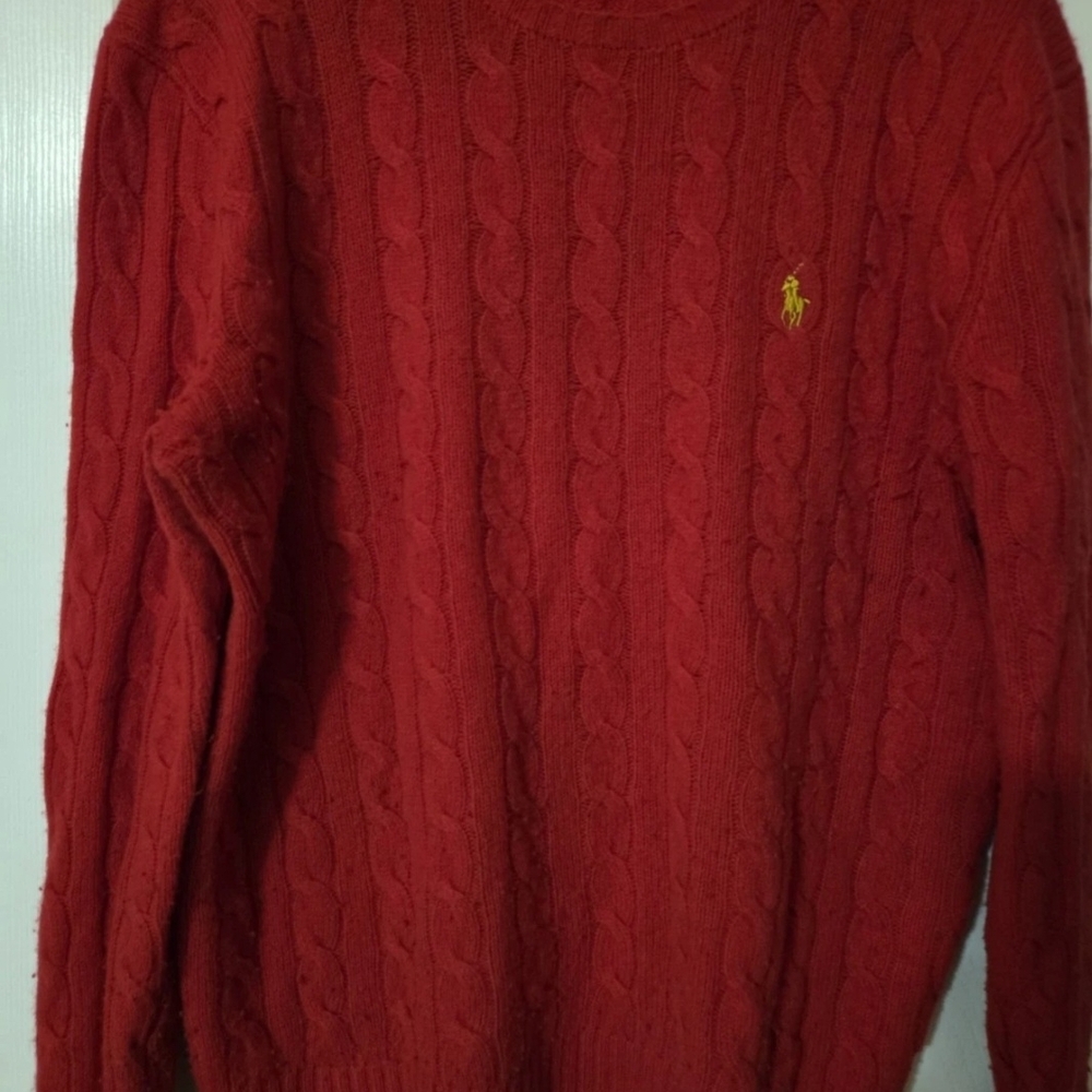 Polo Ralph Lauren Red Crewneck Sweater